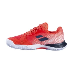 New Jet Mach 3 CLAY Clay Court Shoe Kids - Orange, White Clay Court Shoes