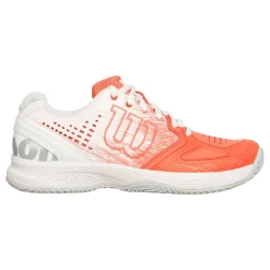 Best Sale Kaos Comp 2.0 Clay Court Shoe Women - White, Orange Clay Court Shoes