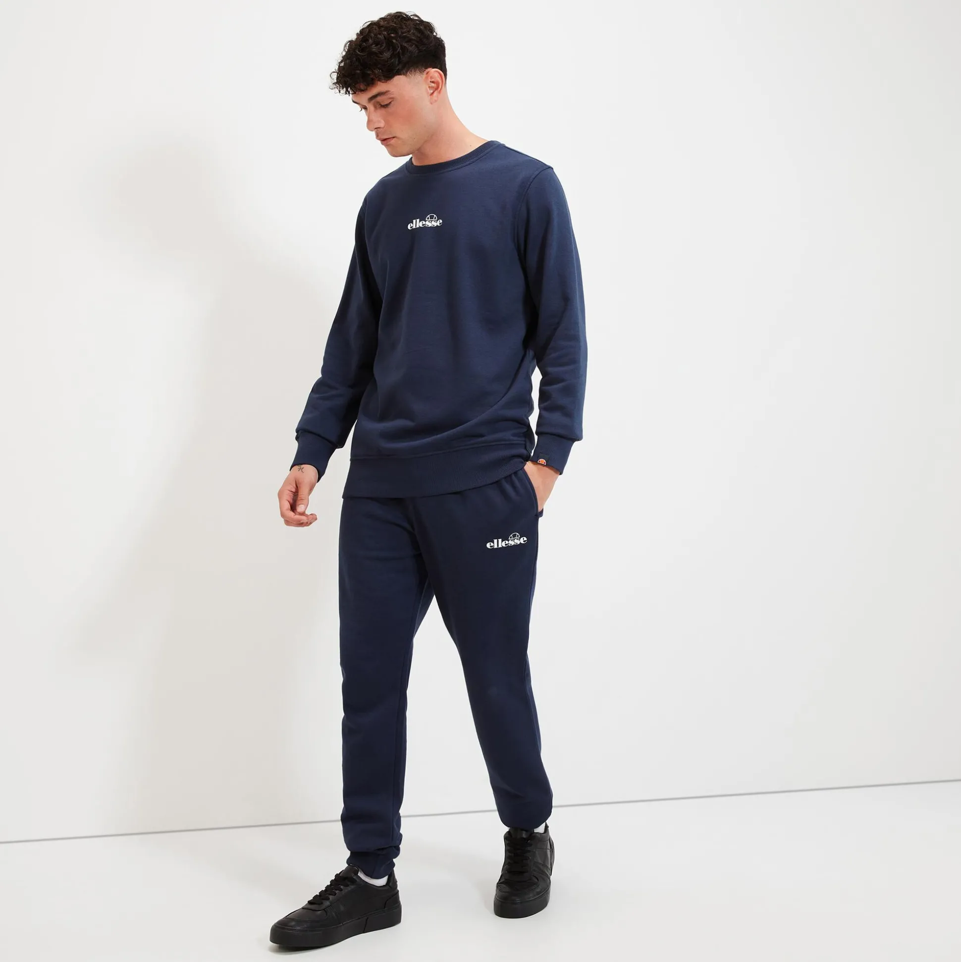 Online Kiamto Sweatshirt Men - Dark Blue Hoodies & Sweaters