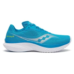 Sale Kinvara 15 Neutral Running Shoe Men - Light Blue, White Running Shoes