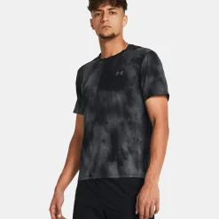 Cheap Laser Wash Running Shirt Men - Black, Grey Running Clothing