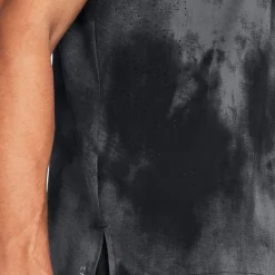 Cheap Laser Wash Running Shirt Men - Black, Grey Running Clothing