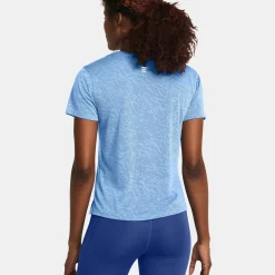 Sale Launch Camo Running Shirt Women - Dark Blue Running Clothing