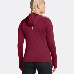Sale Launch Elite Coldweather Balaclava Hoody Women - Dark Red Hoodies & Sweaters|Running Clothing