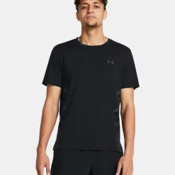 Clearance Launch Elite Graphic Running Shirt Men - Black, Grey Running Clothing
