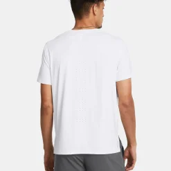 New Launch Elite Graphic Running Shirt Men - White, Grey Running Clothing