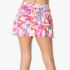 Hot Électrique Smocked Skirt Women - Multicoloured Skirts