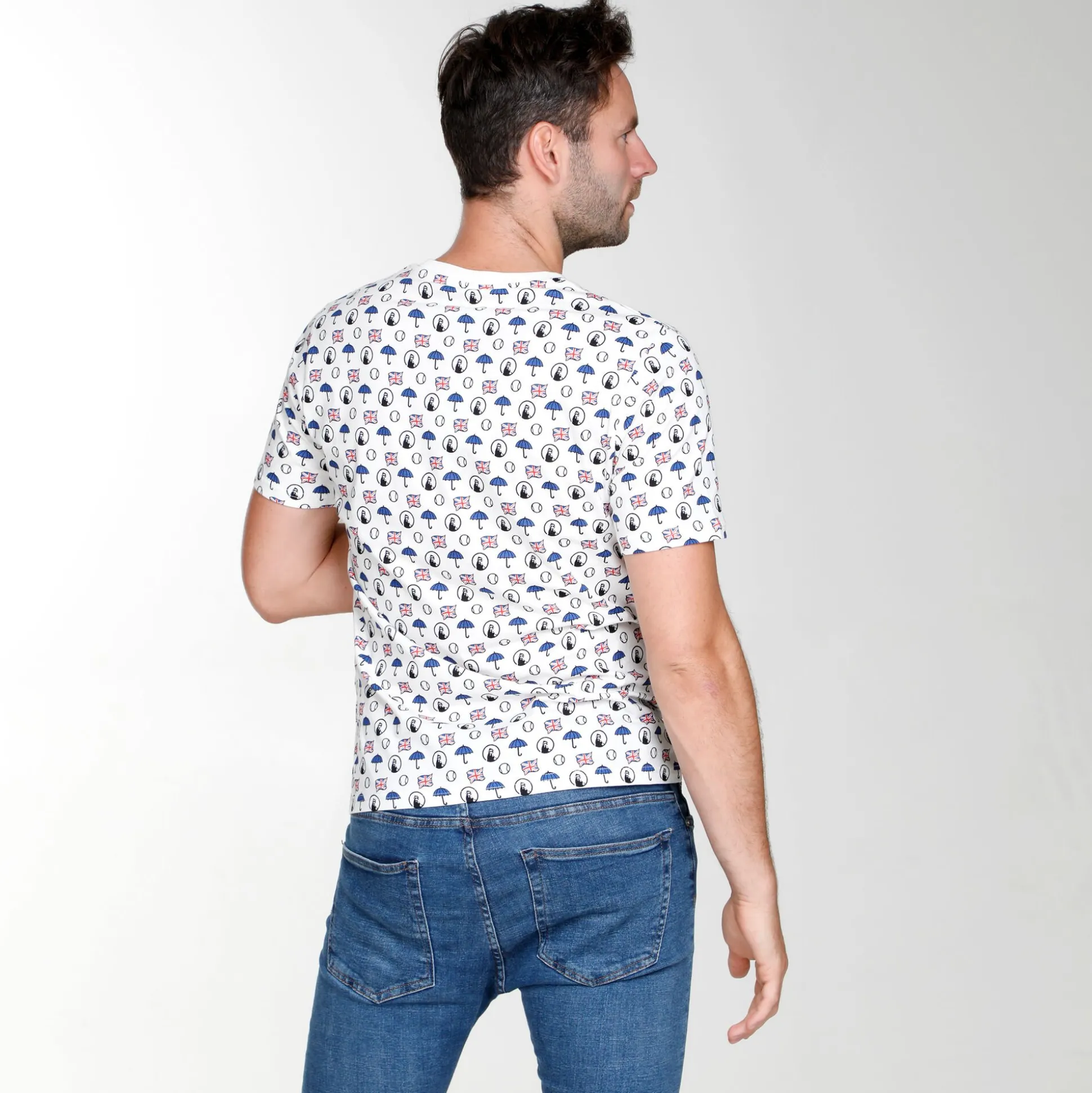 Flash Sale London Statement T-Shirt Men - White, Multicoloured Shirts
