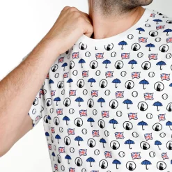 Flash Sale London Statement T-Shirt Men - White, Multicoloured Shirts