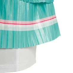 Outlet Long Deco Stripe Pleated Skirt Women - White, Multicoloured Skirts