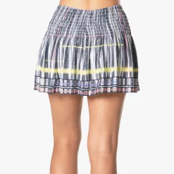 New Long Électrique Smocked Skirt Women - White, Black Skirts
