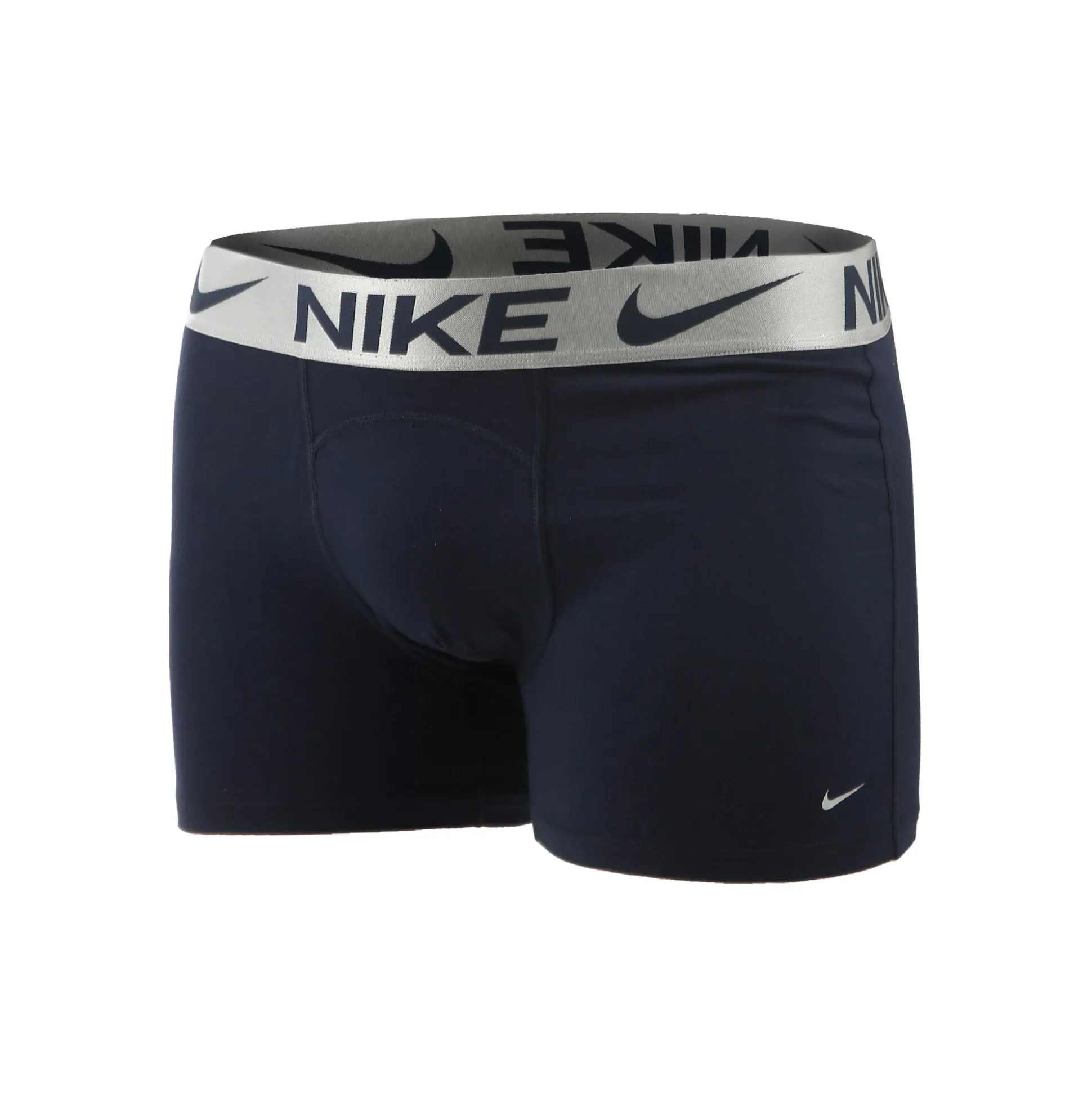 Shop Luxe Boxer Shorts 1 Pack Men - Dark Blue, Silver Underwear