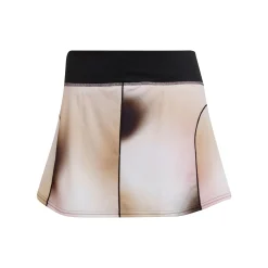 Cheap Melange Match Skirt Women - Beige, Black Skirts