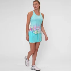 Best Sale Melbourne 2024 Tank Top Women - Turquoise, Multicoloured Tops