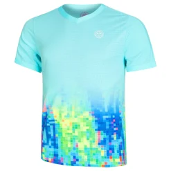 Hot Melbourne 2024 V-Neck T-Shirt Men - Turquoise, Multicoloured Shirts