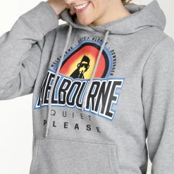 Shop Melbourne Sunrise Hoody Women - Grey, Multicoloured Hoodies & Sweaters