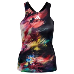 Shop Melbourne Y- Tank Top Women - Black, Multicoloured Tops