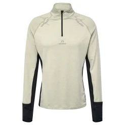 New Mesa Half-Zip Running Top Men - Beige, Black Running Clothing