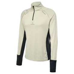 New Mesa Half-Zip Running Top Men - Beige, Black Running Clothing