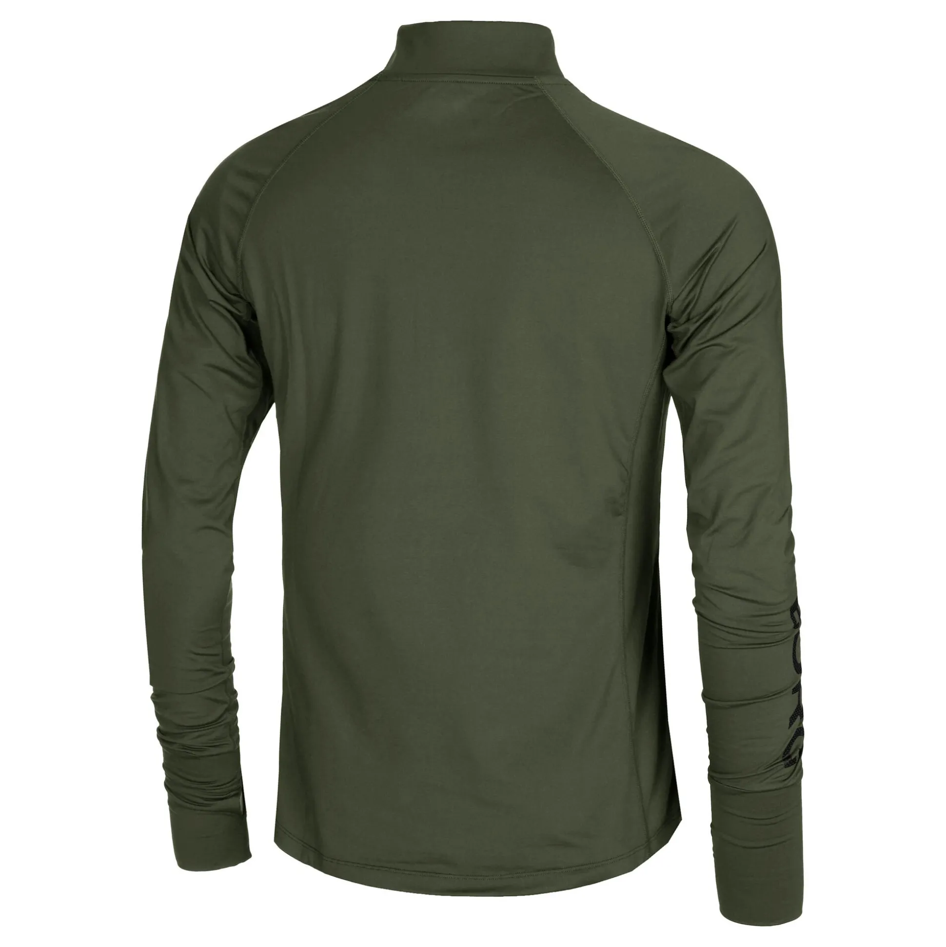 Fashion Midlayer Half Zip Sweatshirt Men - Dark Green Hoodies & Sweaters