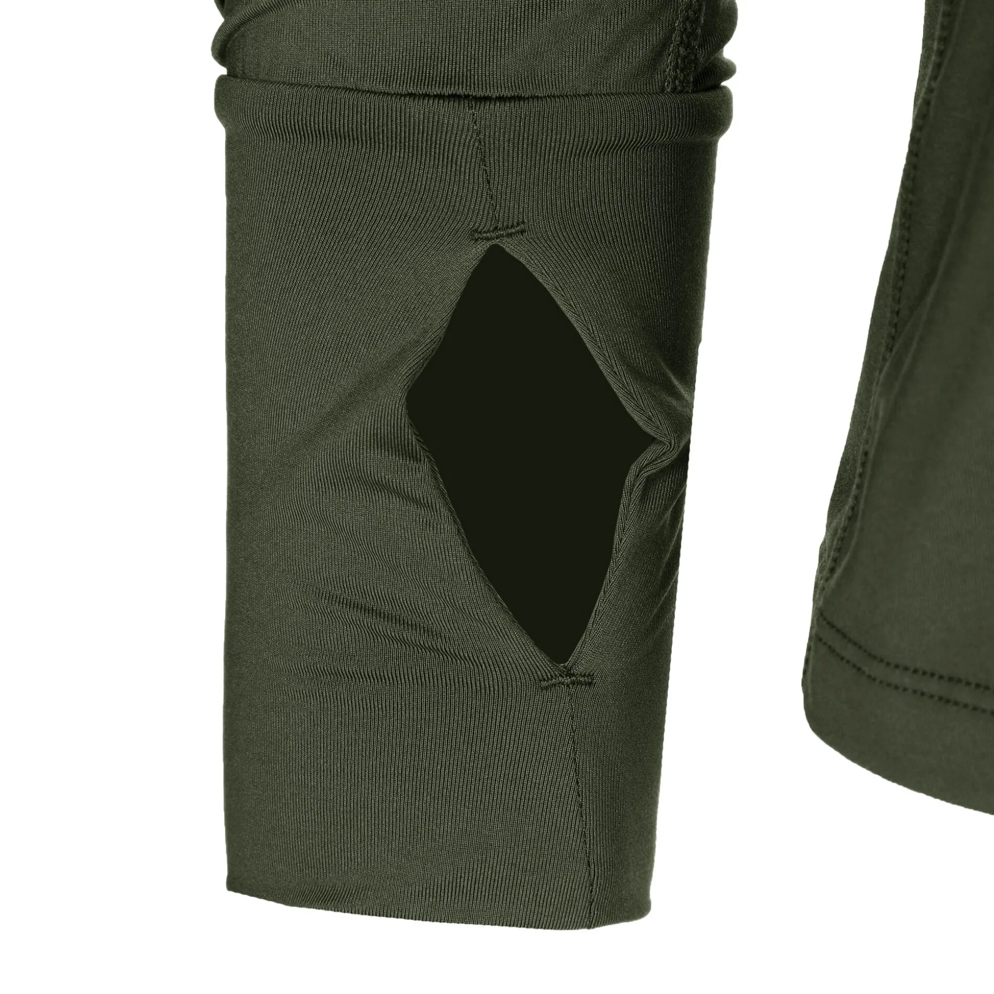 Fashion Midlayer Half Zip Sweatshirt Men - Dark Green Hoodies & Sweaters