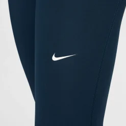 Clearance Mid-Rise Mesh-Paneled Tight Women - Dark Blue, White Pants