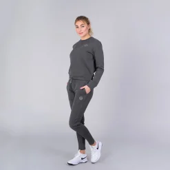 Best Mirella Basic Crew Sweatshirt Women - Dark Grey Hoodies & Sweaters