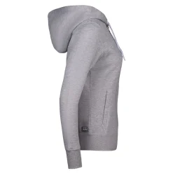 Hot Moana Basic Zip Hoodie Women - Lightgrey, White Jackets