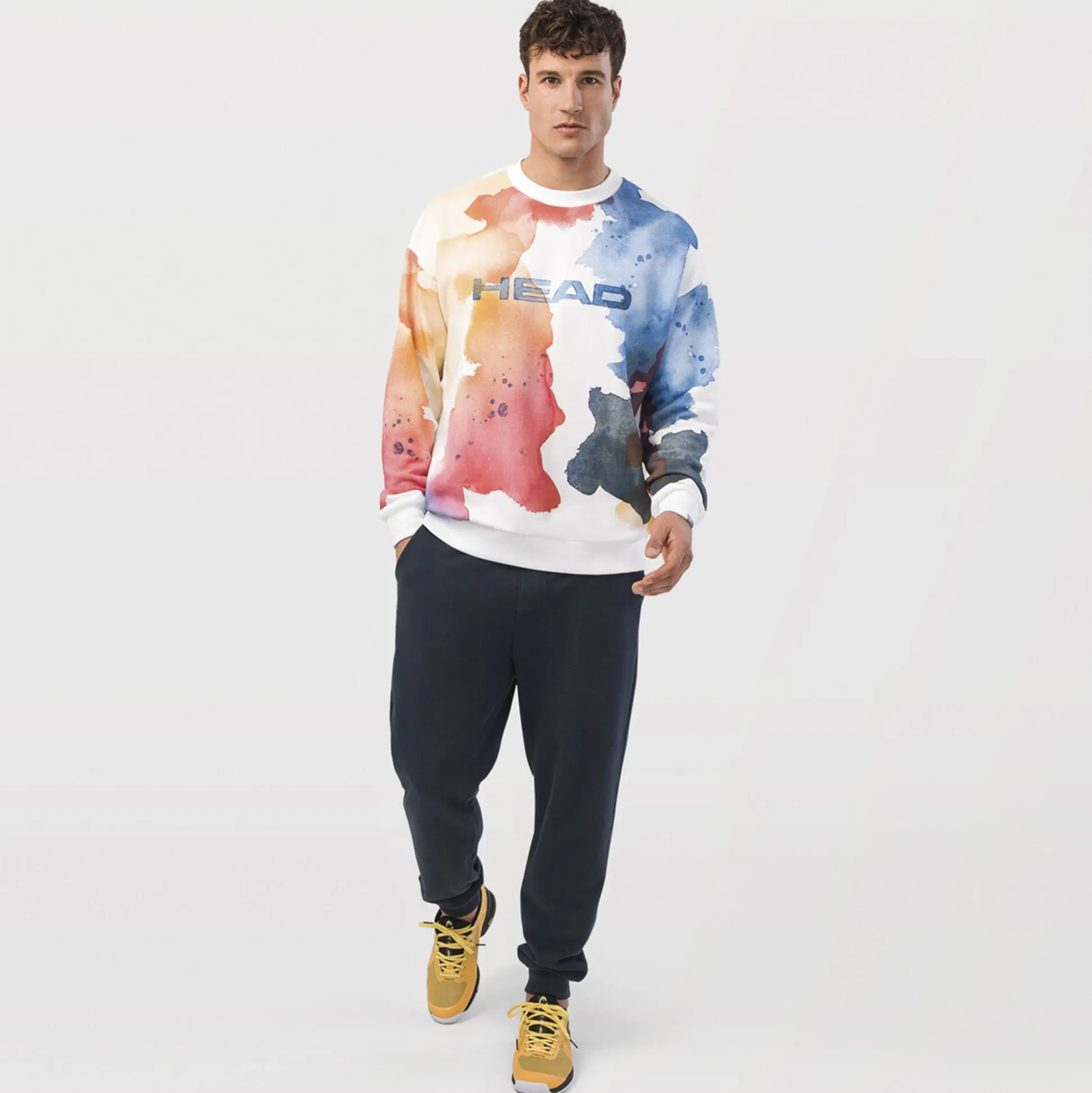 Shop Motion Watercolor Sweatshirt Men - Hoodies & Sweaters
