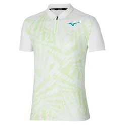 New Mugen Shadow Polo Men - White, Lime Shirts
