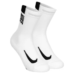 Discount Multiplier Crew Sports Socks 2 Pack - White, Black Socks