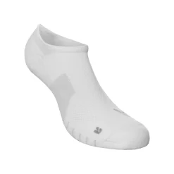 Cheap Multiplier Running No-Show Running Socks 2 Pack - White, Black Running Clothing