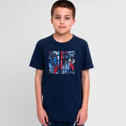 Online New York 2024 Chill Junior T-Shirt Boys - Dark Blue, Multicoloured Shirts