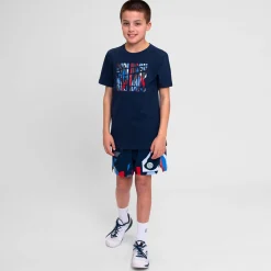 Online New York 2024 Chill Junior T-Shirt Boys - Dark Blue, Multicoloured Shirts