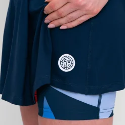 Flash Sale New York 2024 Printed Wavy Skirt Women - Dark Blue Skirts