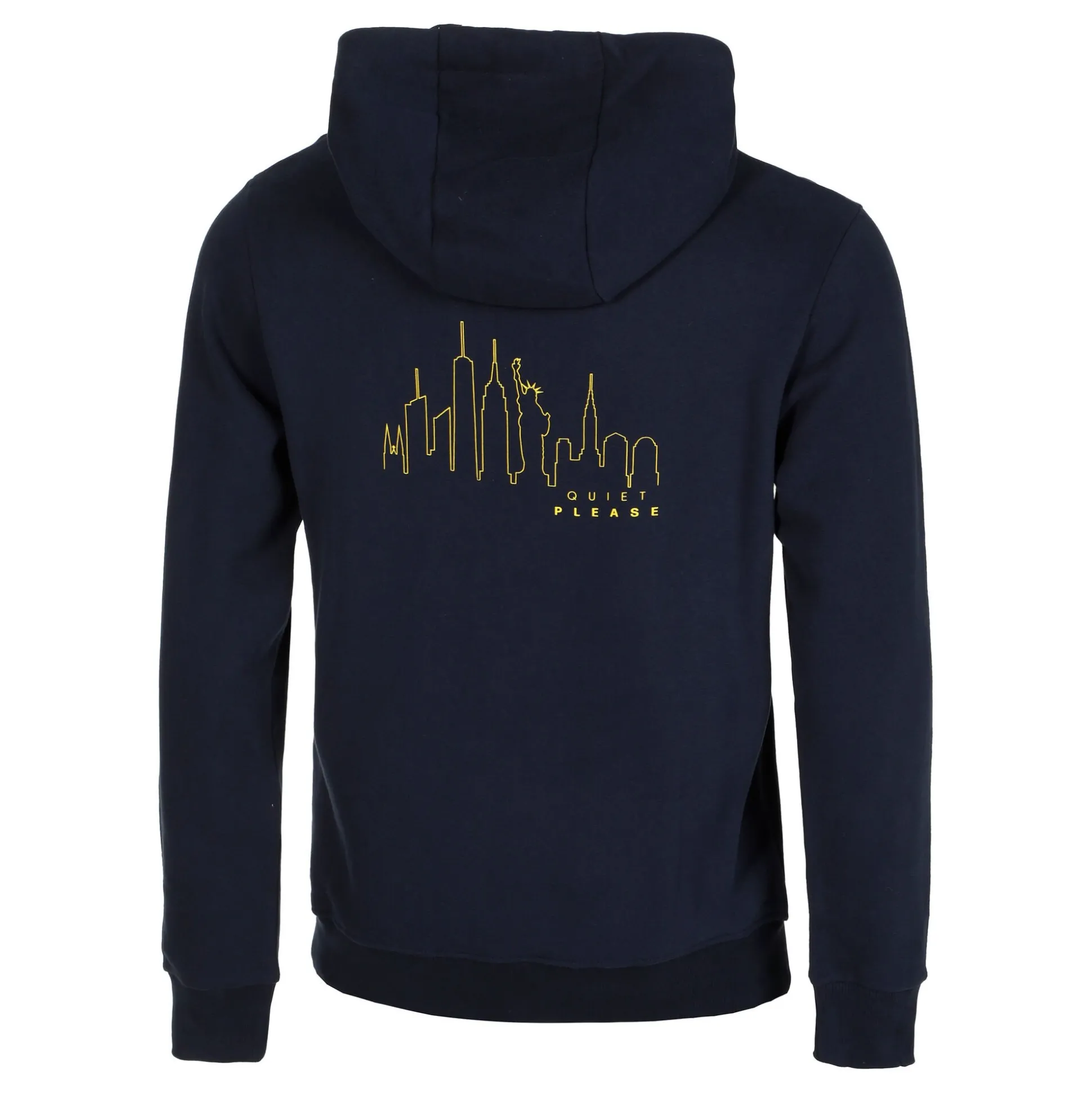 Best New York Skyline Hoody Men - Blue, Yellow Hoodies & Sweaters