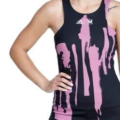 Cheap New York Y Tank Top Women - Black, Pink Tops