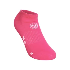Hot No Party No Show Move Tennis Socks 3 Pack - Pink, White Socks