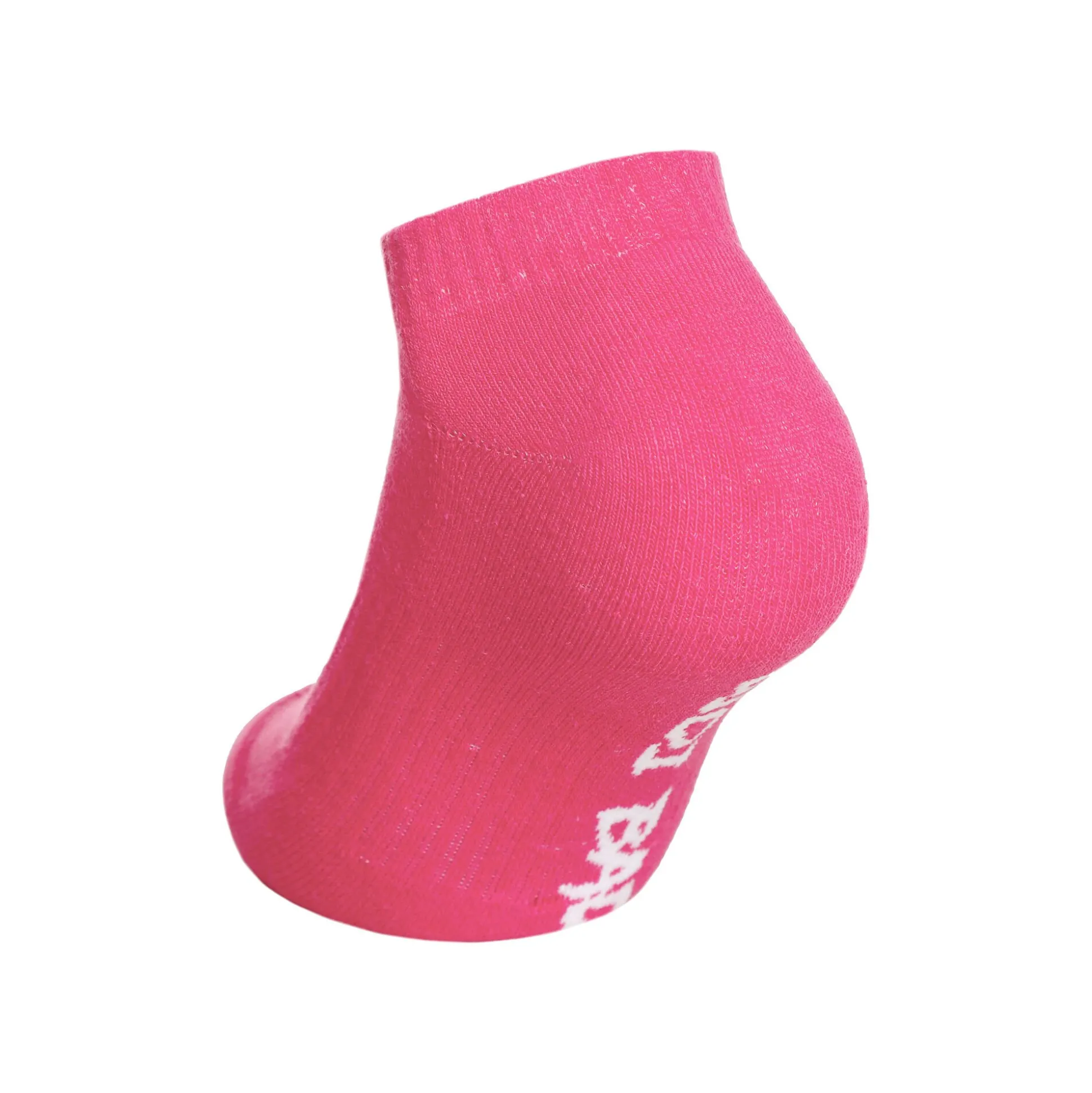Hot No Party No Show Move Tennis Socks 3 Pack - Pink, White Socks