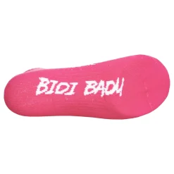 Hot No Party No Show Move Tennis Socks 3 Pack - Pink, White Socks
