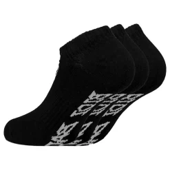 New No Party No Show Move Tennis Socks 3 Pack - Black, White Socks