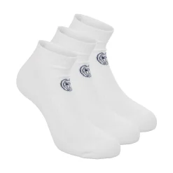 Cheap No Party No Show Move Tennis Socks 3 Pack - White, Black Socks