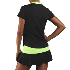 Store Onyx Sleeves Polo Women - Black, Green Shirts