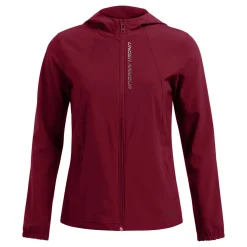Flash Sale Outrun The Storm Jacket Running Jacket Women - Dark Red Running Clothing