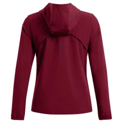 Flash Sale Outrun The Storm Jacket Running Jacket Women - Dark Red Running Clothing