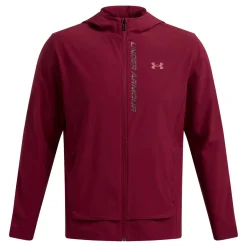 Store Outrun The Storm Running Jacket Men - Dark Red, Black Running Clothing