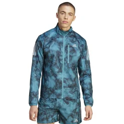 Best Own The Run AOP Running Jacket Men - Dark Green, Black Running Clothing
