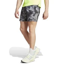Hot Own The Run 5in AOP Running Shorts Men - Black, Multicoloured Running Clothing