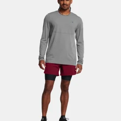 Fashion Peak Woven 2in1 Shorts Men - Wine Red, Black Shorts