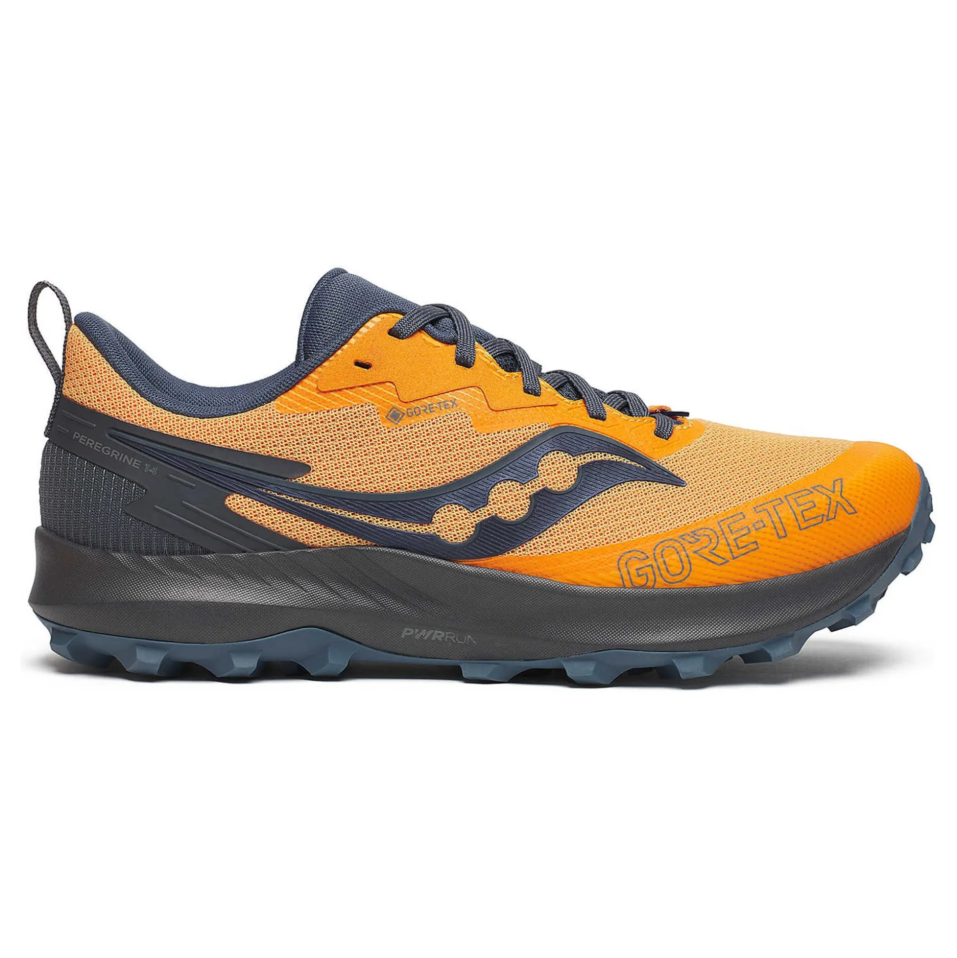 Cheap Peregrine 14 GTX Trail Running Shoe Men - Orange, Grey Running Shoes